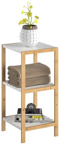 Deuba Raft bambus 80x33x34cm - alb