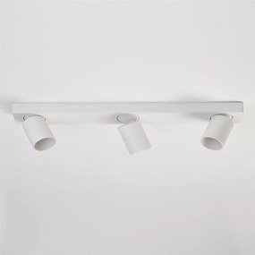 Corp aplicat cu 3 spoturi directionabile Moon 3 Bar, alb