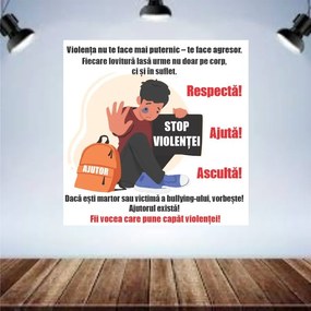 Sticker perete STOP Bullying - STOP Violentei!