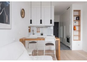 Lustră pe cablu ROBBY 1xGU10/35W/230V negru/maro Globo 57911HBW