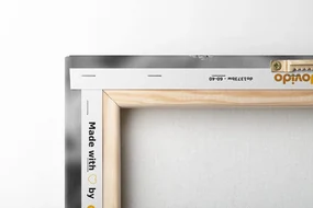 Tablou Budha pașnic în design alb-negru