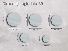 Oglindă Base B9 60x60