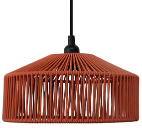 Lampă pandantiv Boemiană din sfoară Terracotta IP44 - Calabardina