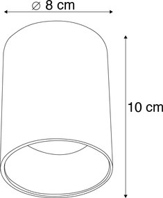 Spot de design inteligent alb, inclusiv sursă de lumină GU10 WiFi - Ronda