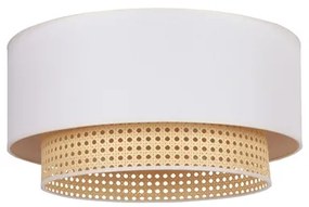 Duolla - Plafonieră BOHO 1xE27/15W/230V d. 45 cm crem/ratan