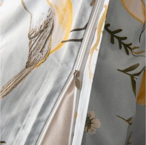 Lenjerie de pat din microfibra SPRING BIRDS colorat Dimensiune lenjerie de pat: 2 buc 70 x 90 cm | 200 x 220 cm