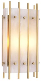 Aplica perete LUX Sparks S, alama antic/ alabastru