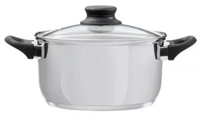 Oala inox cu capac 18cm, 2.5L, Lima