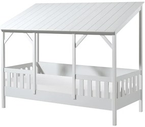 Set de Pat copii Vipack conține un Pat copii Vipack 03 acoperiș și o șipcă 17s și o SALTEA PAT COPII