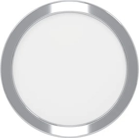 Eglo 901762 - Plafonieră LED pentru baie FUEVA LED/7,5W/230V Ø16,6 cm IP44 crom