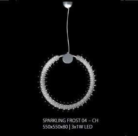 Lustra LED moderna Vision design LUX cristal SPARKLING FROST 55cm