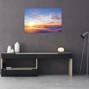 Tablou - Apus de soare deasupra norilor (90x60 cm)