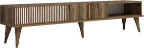 Comoda TV MILAN, nuc, PAL melaminat, 180x35x40 cm