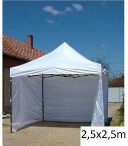 Cort pavilion 2,5x2,5 alb SQ