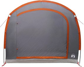 vidaXL Cort cu acoperiș Gri și portocaliu 268 x 240 x 191 cm Poliester