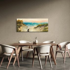 Tablou - Plaja cu nisip (120x50 cm)