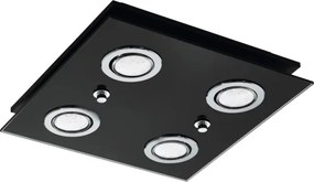 Plafonieră LED Eglo 33804 GRATTINO 4xGU10/2,8W/230V 3000K negru