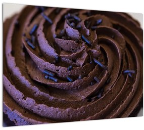 Tablou - Cupcake din ciocolată (70x50 cm)