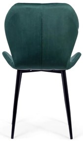 RESIGILAT - Scaun living din catifea BUC 248U verde