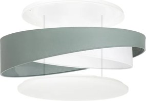 BRILAGI-LED Corp de iluminat de tavan VELVET TWIST LED/24W/230V 4000K Ø 55 cm verde/alb