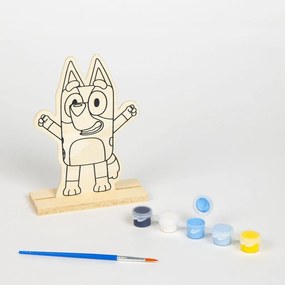 Bluey Fun figură din lemn de vopsit