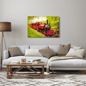 Tablou - Tren cu aburi (90x60 cm)
