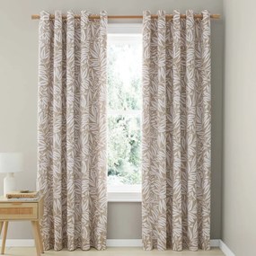 Draperii maro deschis 2 buc. 168x229 cm Sorrel Leaves – Catherine Lansfield