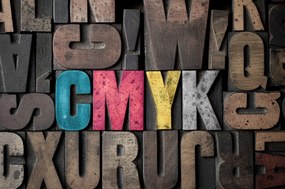 Fototapet, Woodcut, CMYK, Rebel Walls
