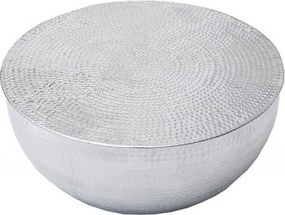 Masuta Living eleganta din metal Optik 70cm argintiu A-37913 VC