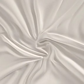 Kvalitex Cearșaf Satin cu bandă elastică alb, 100 x 200 cm