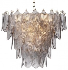 Candelabru elegant design LUX Verbier S, sticla fumurie 113899 HZ