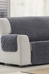 Husă de catifea pentru canapea cu trei locuri Velvet gri 160x50 cm