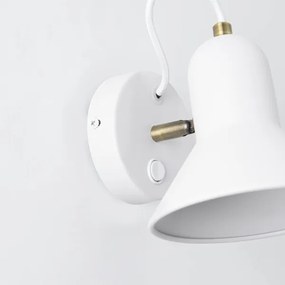 Aplica spot de perete ASTAMA 1xE27/40W/230V alb/alamă