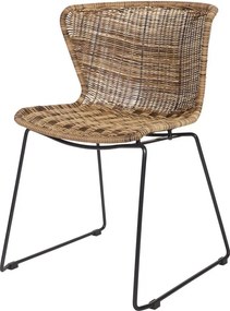Scaune de grădină în culoare naturală 2 buc. din ratan artificial Wings – WOOOD
