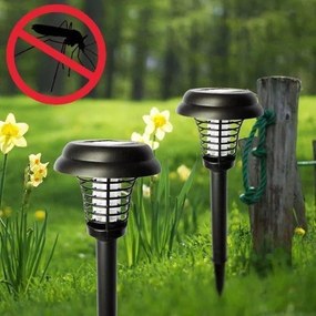 Grundig 12217 - Lampă solară cu LED și capcană pentru insecte LED/1xAA