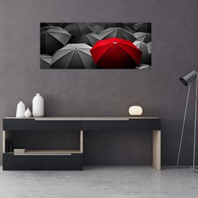 Tablou cu umbrele deschise (120x50 cm)