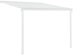 Acoperis din aluminiu "Borneo" 3x3m alb / transparent