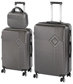 TraveLux Pro XVII set valiză rulantă gri