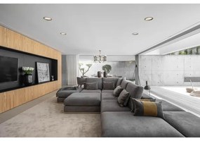 Corp de iluminat LED încastrat RONDO LED/6W/230V 4000K d. 15 cm lemn masiv frasin APLED