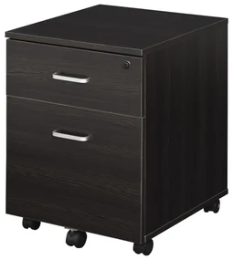 Vinsetto Dulap cu Sertare, 2 sertare si 5 roti, dulap Birou Compact pentru Documente , 40x44x54.6cm, Design Modern | Aosom Romania