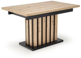 Masa extensibila Lamello stejar artizan/negru L160-210xl90xh76 cm