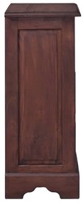 Dulap cu sertare, maro clasic, lemn masiv de mahon classical brown