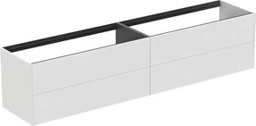 Dulap baza suspendat Ideal Standard Atelier Conca alb mat 4 sertare 240 cm