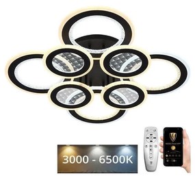 Lustră LED dimabilă aplicată LED/200W/230V 3000-6500K + telecomandă