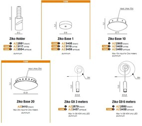 Lustra moderna cu 10 pendule de 6metri Ziko G9 negru
