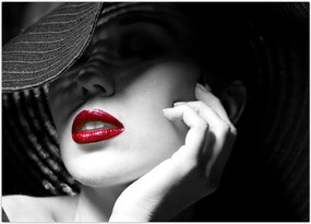 Tablou - Femeie cu pălărie (70x50 cm)