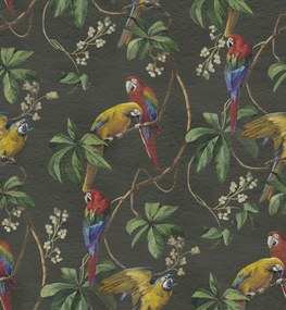 Fototapet, Parrots, Green, Rebel Walls