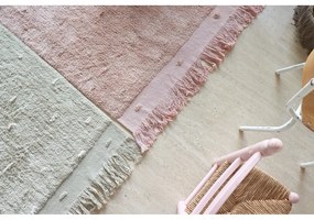 Covor verde deschis lavabil/țesut manual din bumbac 140x200 cm Woods Symphony Olive – Lorena Canals