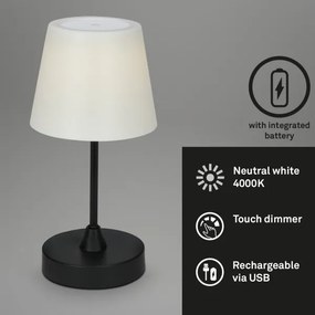 Lampă LED reîncărcabilă dimabilă de exterior Brilo LED/3W/5V IP44 2000 mAh