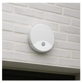 Aplica LED de exterior cu senzor de mișcare, 18W, 230V, IP44, alb